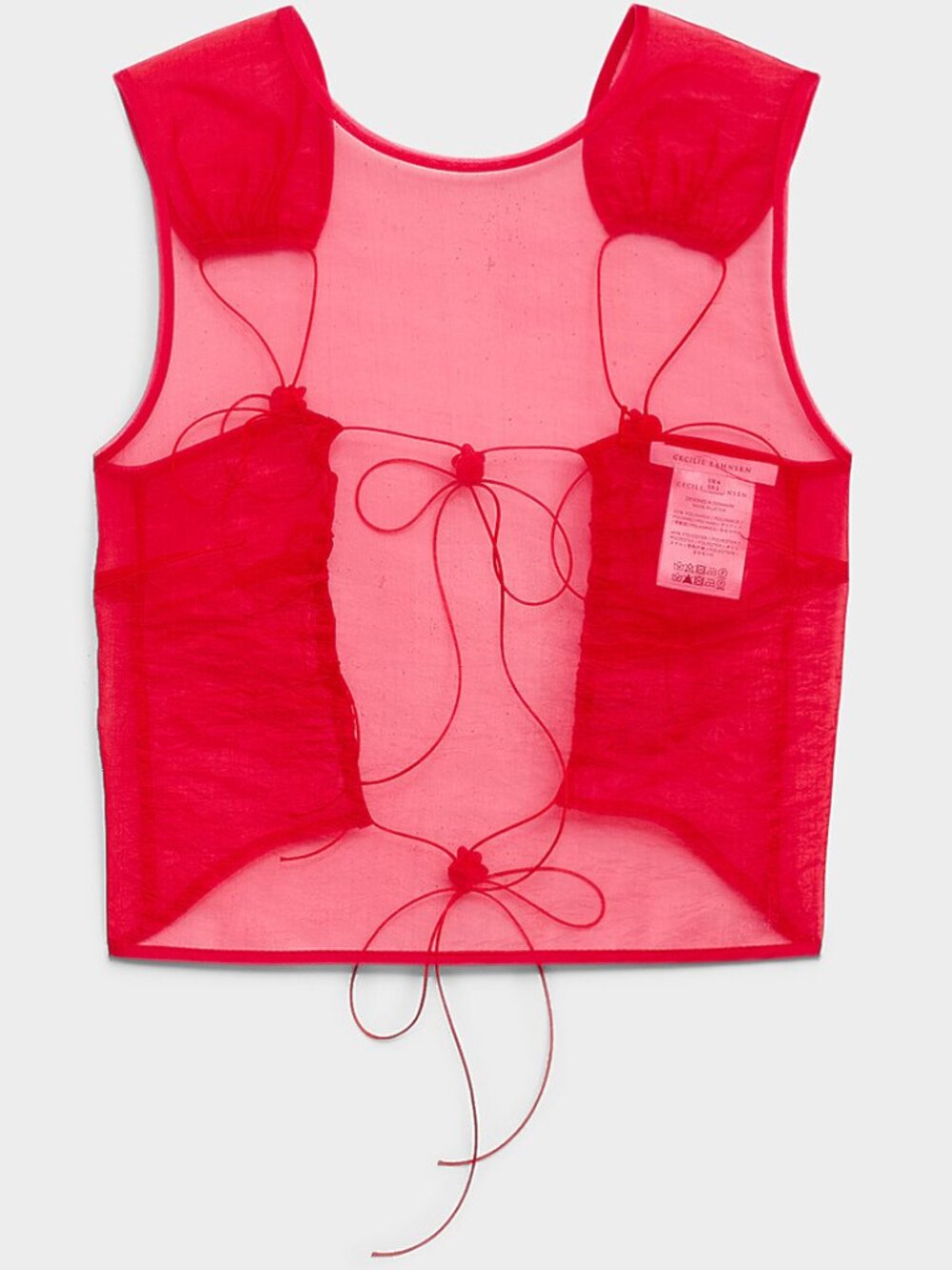 Cecilie Bahnsen Katia drawstring top - Picture 3 of 3